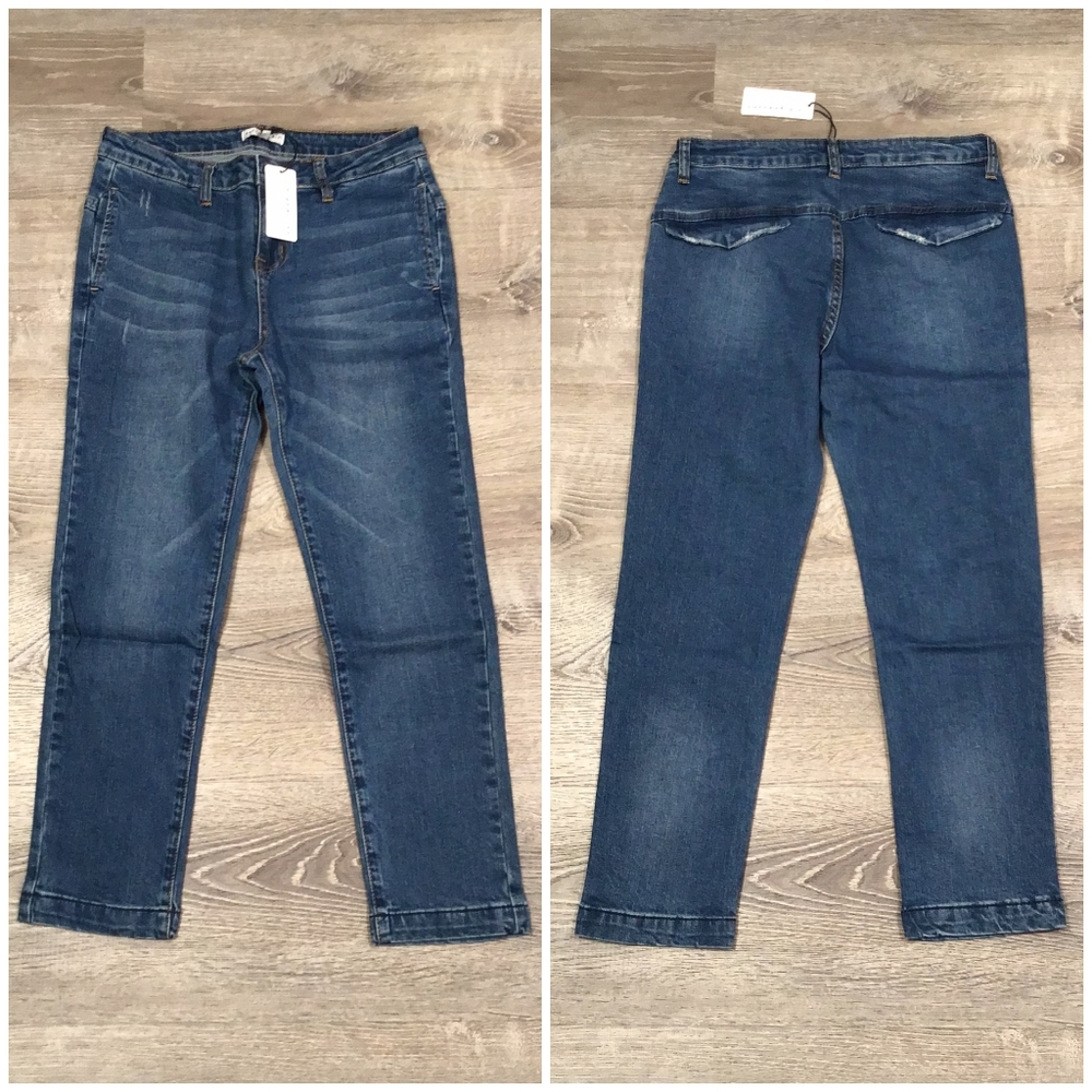 CURRENT AIR Anthro Chic Cropped Jeans